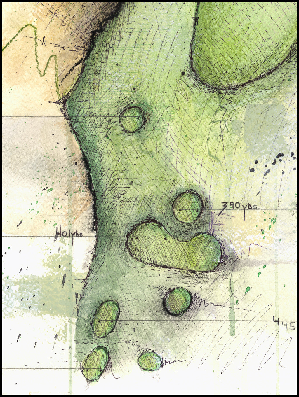 Prairie Dunes - Hole #1 "Carey Lane"