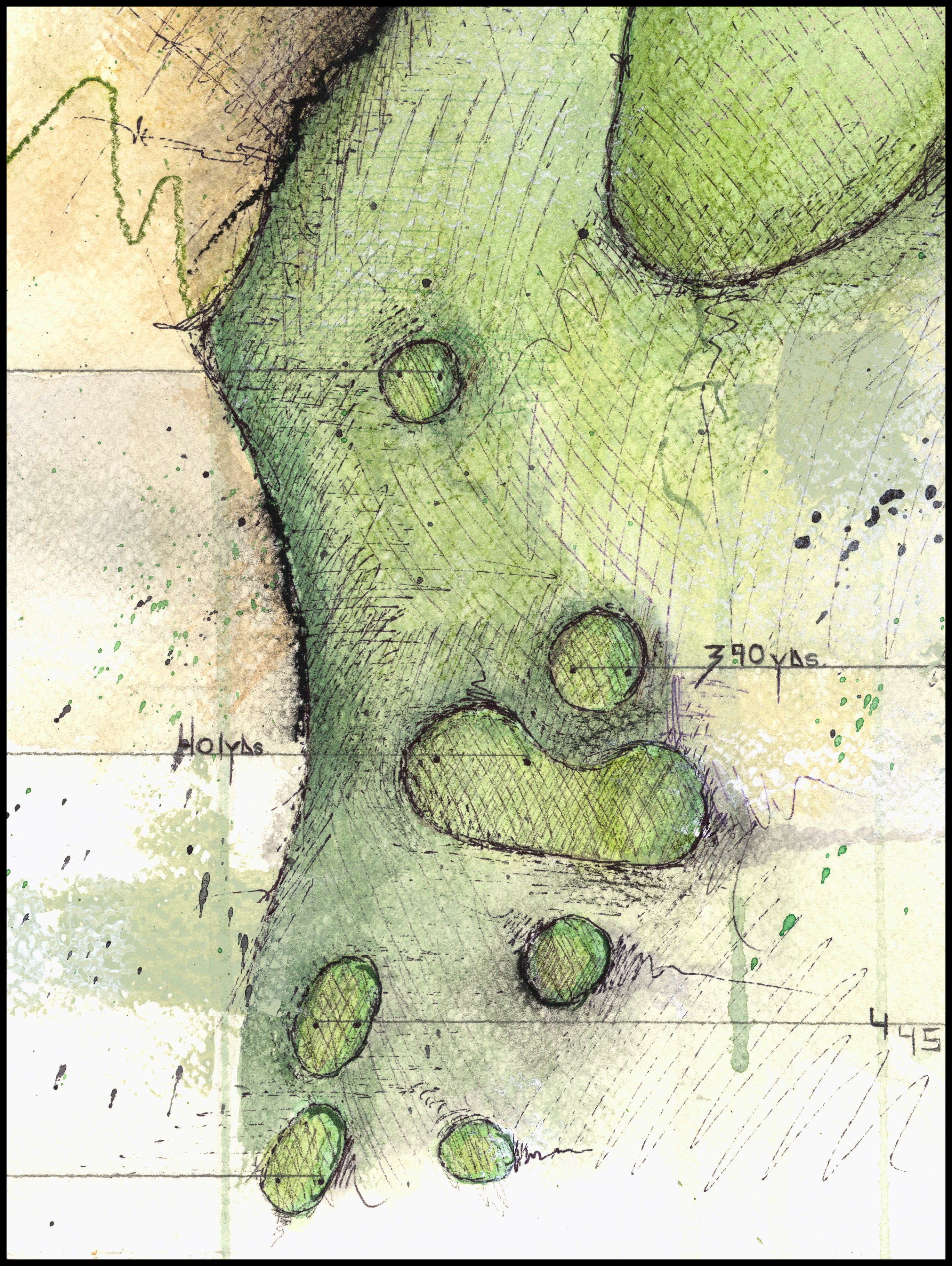 Prairie Dunes - Hole #1 "Carey Lane"