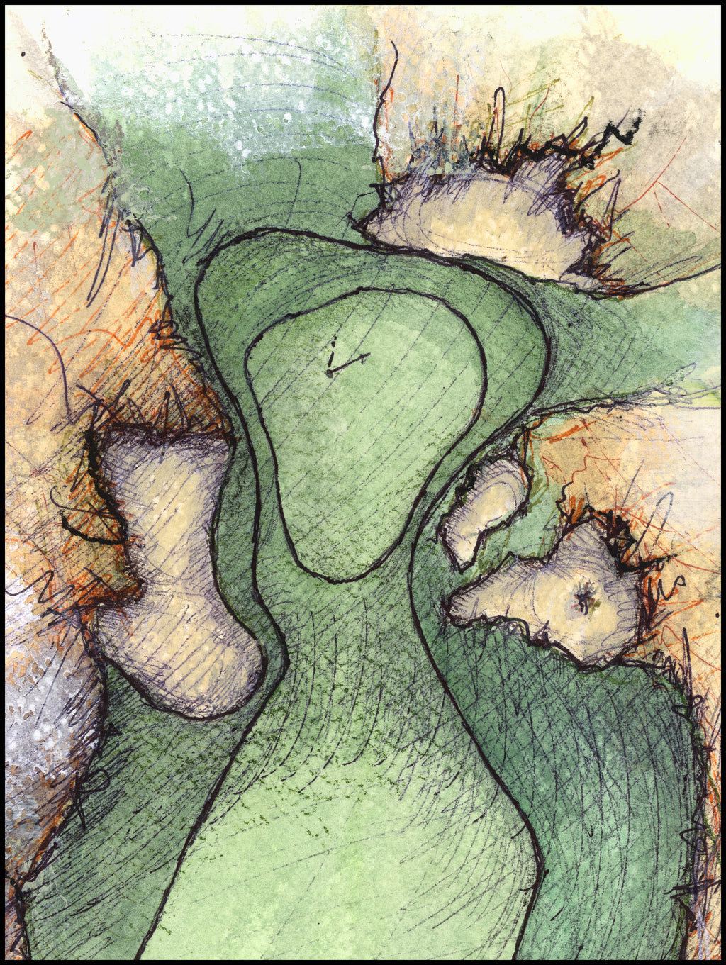 Prairie Dunes - Hole #7 "South Wind"