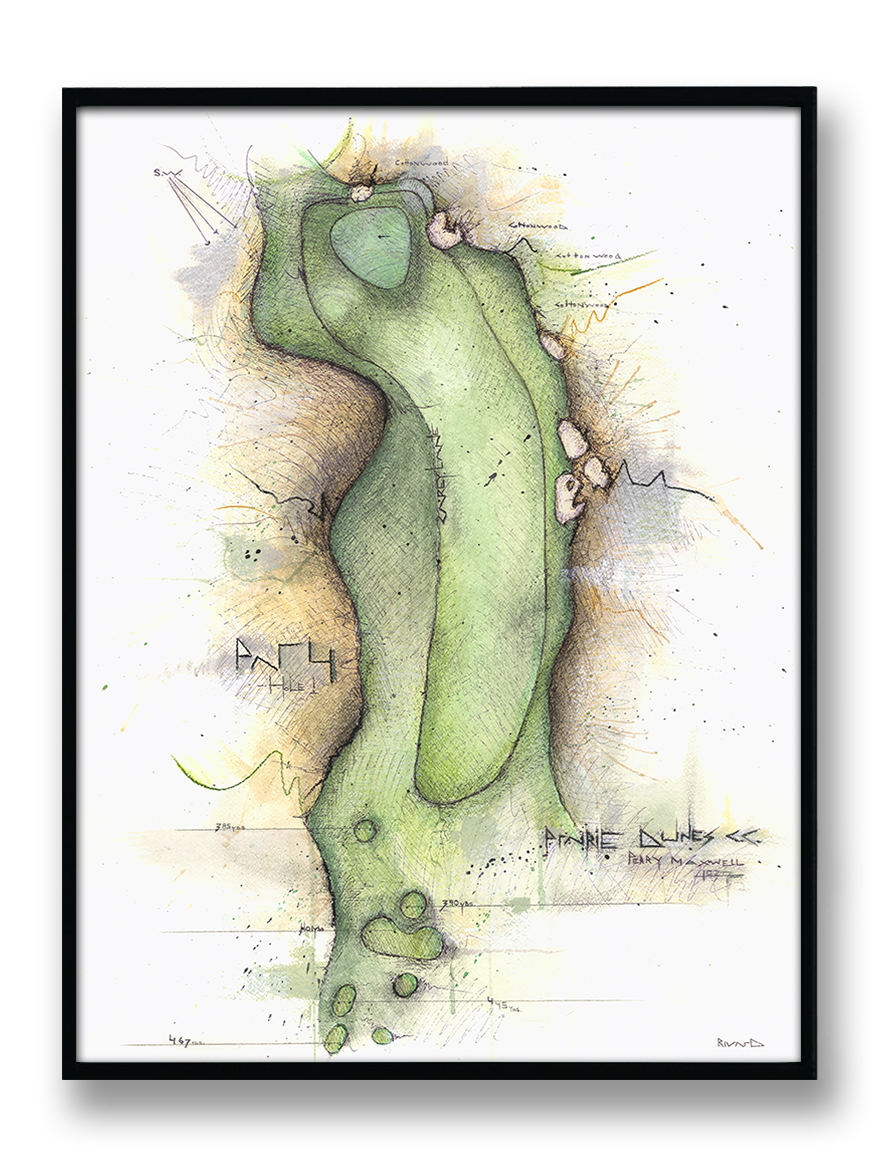 Prairie Dunes - Hole #1 "Carey Lane"