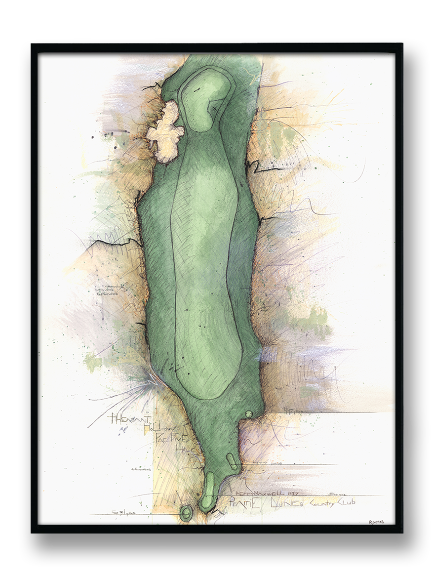 Prairie Dunes - Hole #17 "Pheasant Hollow"