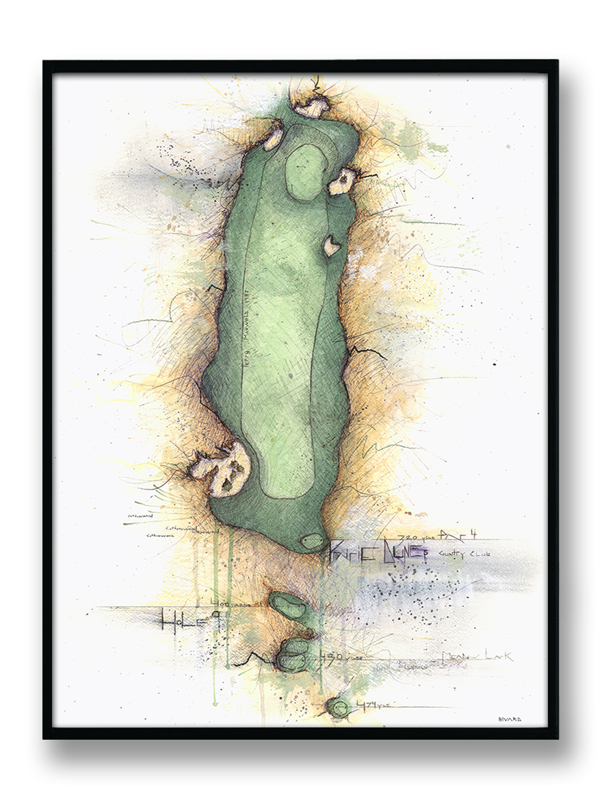 Prairie Dunes - Hole #9 "Meadow Lark"